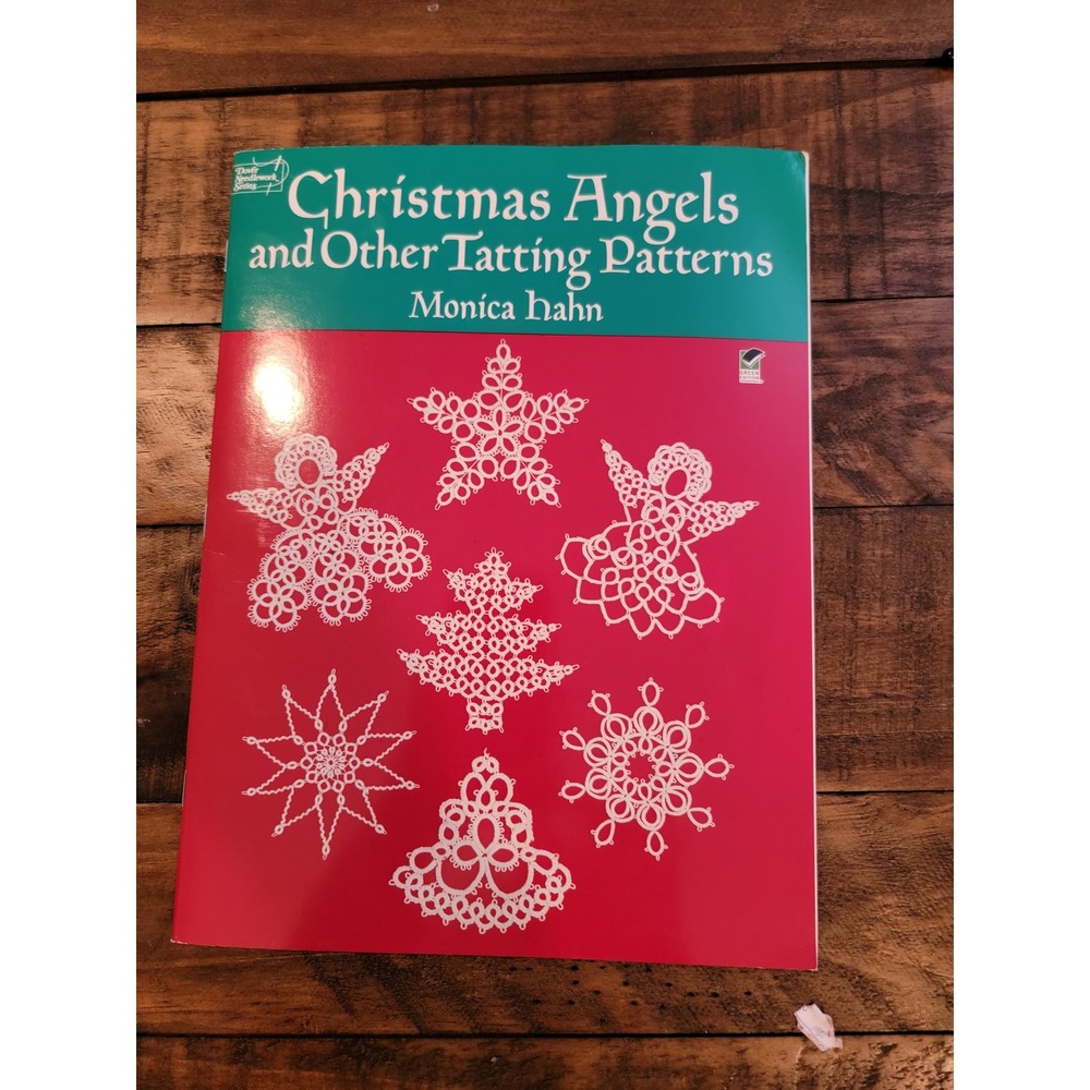 Christmas Angels and Other Tatting Patterns Book Monica Hahn Dover‎ Publications